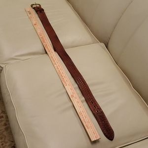 Bianchi leather belt